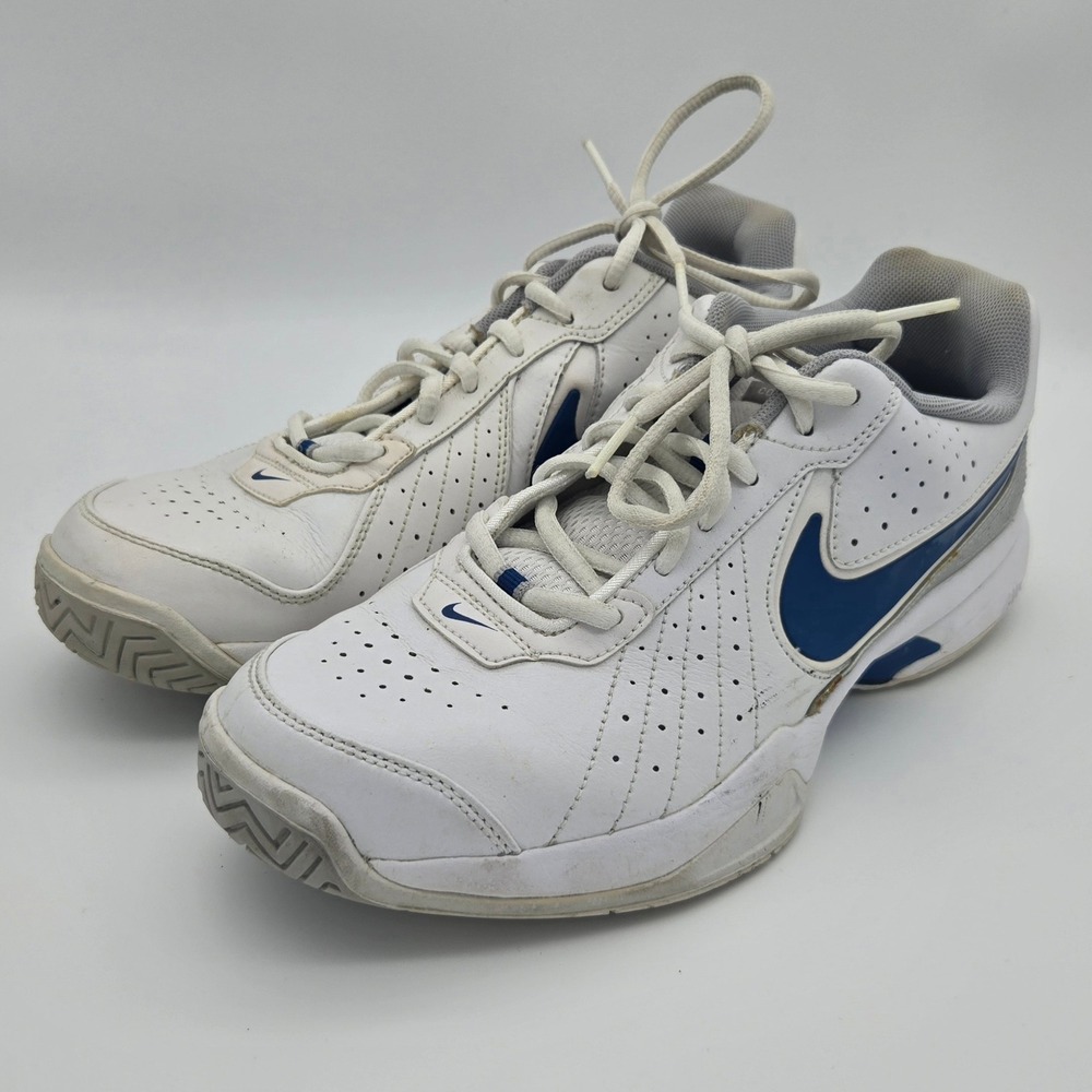 NIKE‎ AIR COURT MO IV 429776-104 WHITE/BLUE-NEUTRAL GRAY Size 9